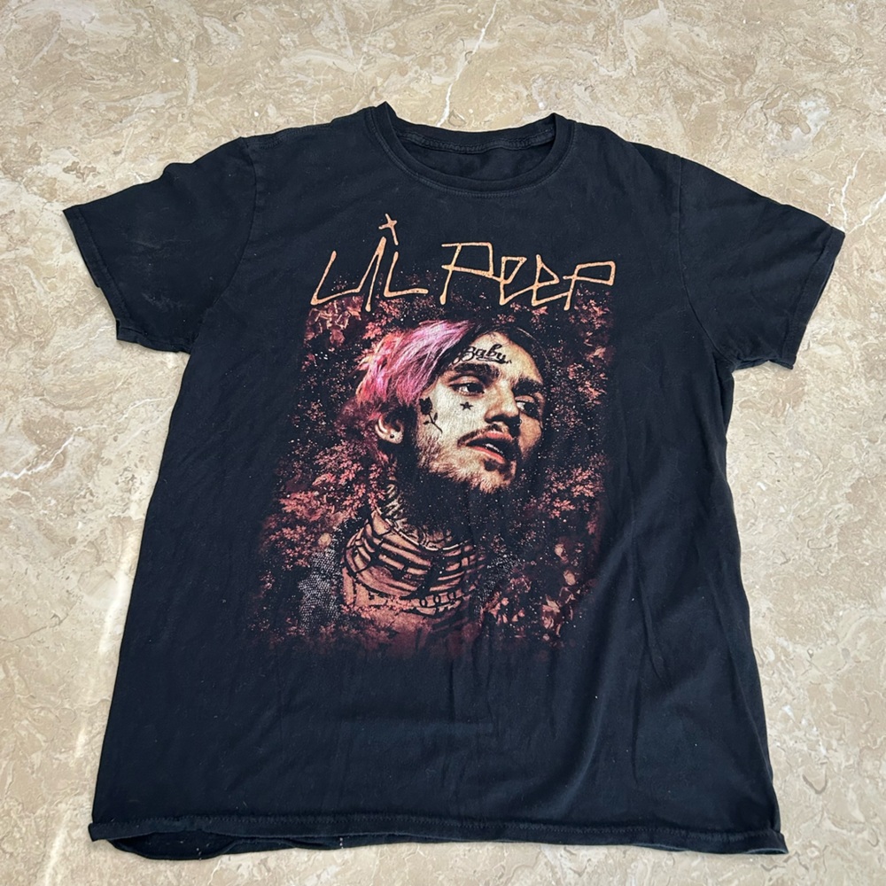 Lil Peep Black Graphic T-Shirt